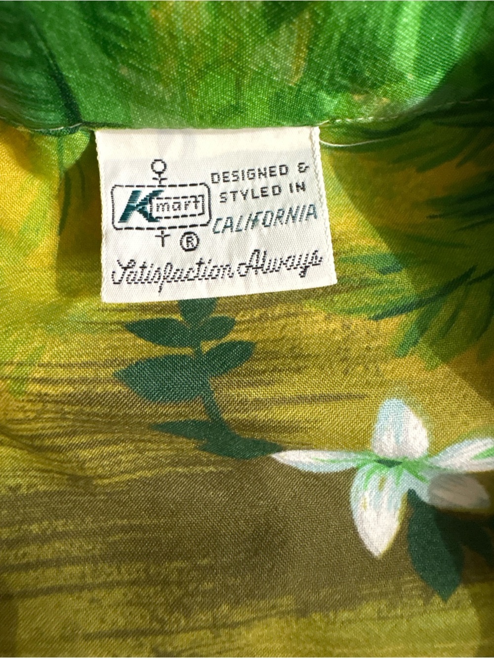 VINTAGE RARE FIND KMART Men’s Tropical Floral Short-Sleeve Shirt Size XL - Picture 13 of 14